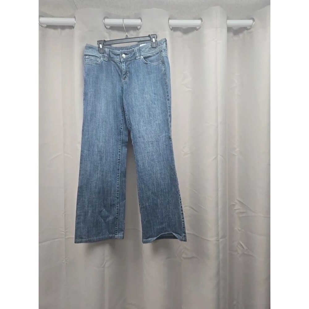 Michael Kors Size 10 Blue Wash Stretch Bootcut Jeans 0187